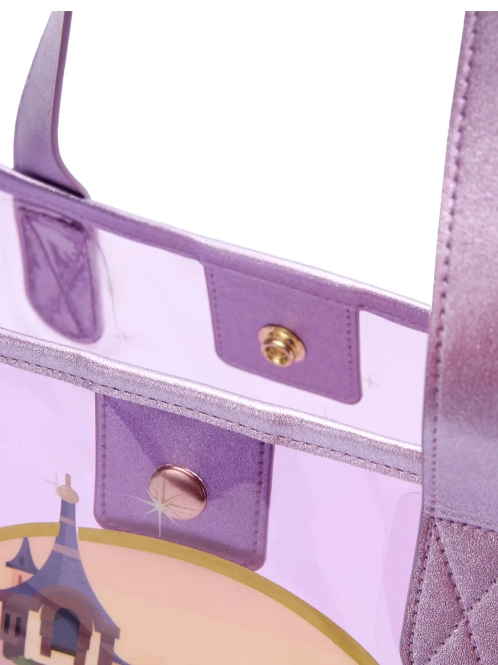Disney Lavender Rapunzel Kids Swim Tote Bag